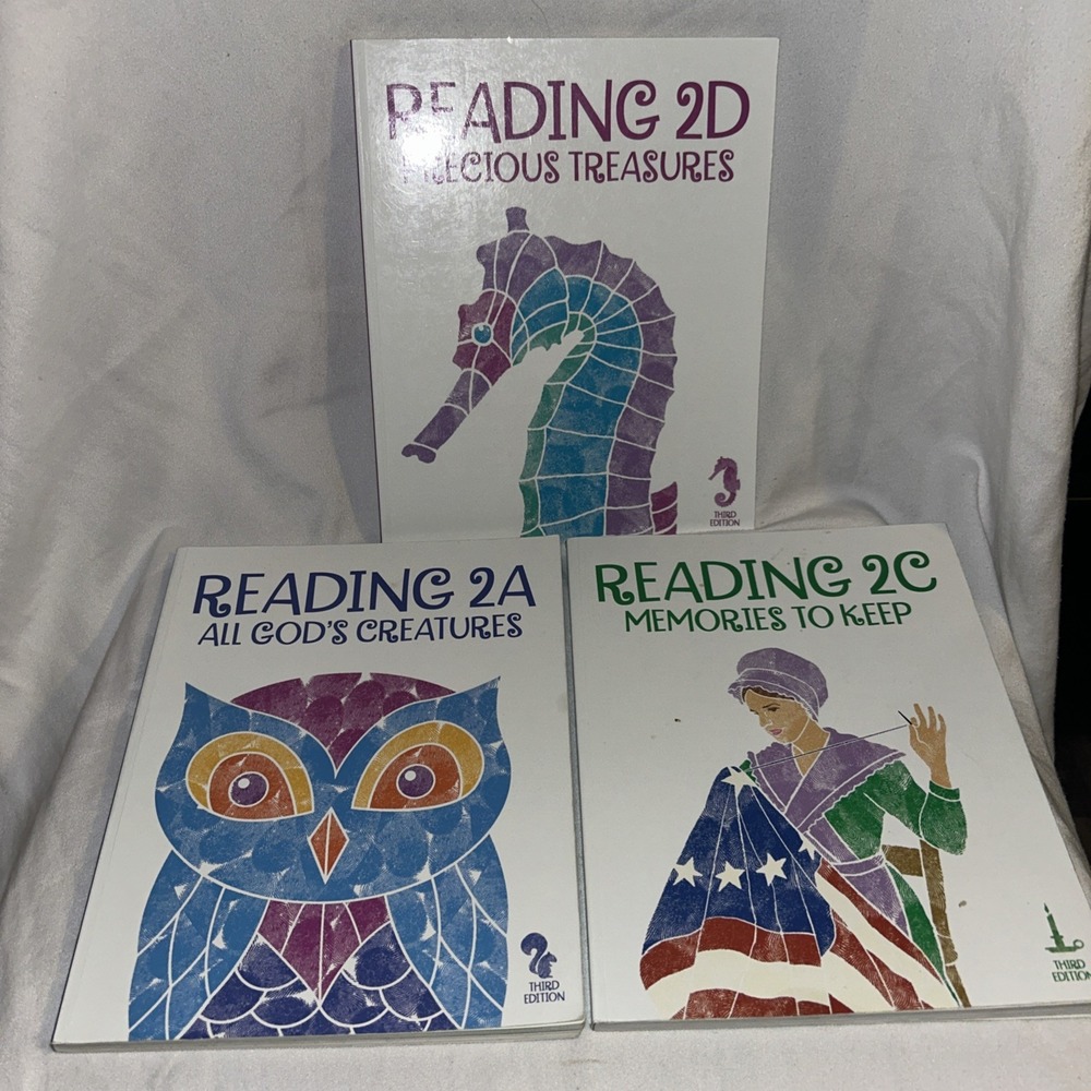 BJU Press - Reading 2A, 2C, 2D Precious Treasures Third Edition
